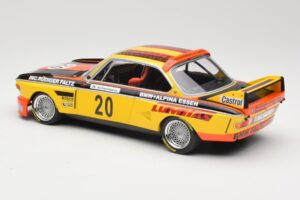 BMW 3.0 CSL E9 #20 BMW Faltz Alpina W. Werner / H. Schommers Norisring Trophy 1974 Minichamps 1:18 155742620 Metal - imagen 5 de 6