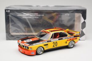 BMW 3.0 CSL E9 #20 BMW Faltz Alpina W. Werner / H. Schommers Norisring Trophy 1974 Minichamps 1:18 155742620 Metal - imagen 6 de 6