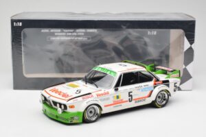 BMW 3.0 CSL E9 #5 Assoc Interim J-C. Chavan / A. Detrin Winners 24 Hours of Spa 1976 Minichamps 1:18 155762505 Metal - imagen 6 de 6