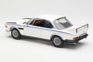 BMW 3.0 CSL E9 Con Kit Alerón Blanco Minichamps 1:18 180029021 Metal - imagen 7 de 8