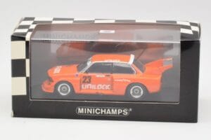 BMW 320i Group 5 #23 E. Cheever / G. Villeneuve 6 Hours of Mosport Class Winners 1977 Damaged Spoiler Minichamps 1:43 4007723 - imagen 5 de 5