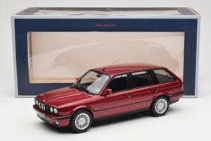 BMW 325i E30 Touring Rojo Metallic Norev 1:18 183218 Metal - imagen 6 de 6