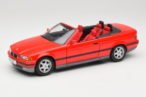 BMW 325i E36 Descapotable Rojo Maisto 1:18 50229 Metal