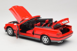 BMW 325i E36 Descapotable Rojo Maisto 1:18 50229 Metal - imagen 5 de 8