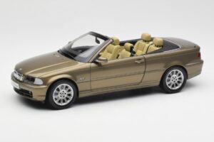 BMW 328Ci E46 Cabriolet Individual Latón Metálico Edición Limitada Kyosho 1:18 80430395004 Metal