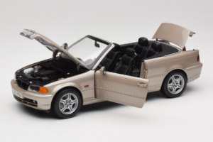 BMW 328i E46 Cabriolet Sand Beige Metallic Kyosho 1:18 80430009756 Metal - imagen 2 de 9