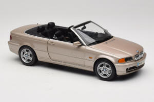 BMW 328i E46 Cabriolet Sand Beige Metallic Kyosho 1:18 80430009756 Metal - imagen 7 de 9