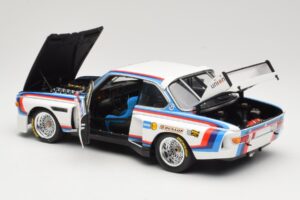 BMW 3.5 CSL #24 H. Stuck / S. Posey 12 Hours of Sebring 1975 Minichamps 1:18 80430139188 Metal - imagen 5 de 8