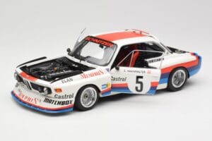 BMW 3.5 CSL E9 Gr.5 #5 S. Manhalter Winner Havirov Interseries 1977 Minichamps 1:18 180772005 Metal - imagen 2 de 8