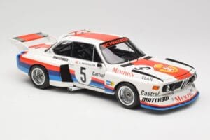 BMW 3.5 CSL E9 Gr.5 #5 S. Manhalter Winner Havirov Interseries 1977 Minichamps 1:18 180772005 Metal - imagen 6 de 8
