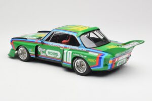 BMW 3.5 CSL E9 Schnitzer #10 D. Quester / R. Peterson 6 Hours Watkins Glen 1976 Minichamps 1:18 155762610 Metal - imagen 5 de 6