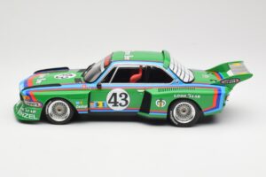 BMW 3.5 CSL E9 Schnitzer #43 D. Quester / A. Krebs 24 Hours of Le Mans 1976 Minichamps 1:18 155762643 Metal - imagen 3 de 6