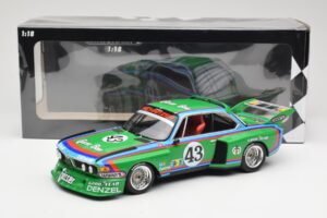 BMW 3.5 CSL E9 Schnitzer #43 D. Quester / A. Krebs 24 Hours of Le Mans 1976 Minichamps 1:18 155762643 Metal - imagen 6 de 6