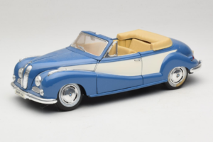 BMW 502 Descapotable Azul Tchibo 1:18 45396 Metal