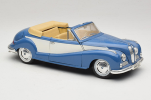 BMW 502 Descapotable Azul Tchibo 1:18 45396 Metal - imagen 6 de 8