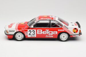 BMW 635 CSi E24 Belga Juma Racing M. Winkelhock / T. Regout 24 Hours of Spa 1985 Minichamps 1:18 155852523 Metal - imagen 3 de 6
