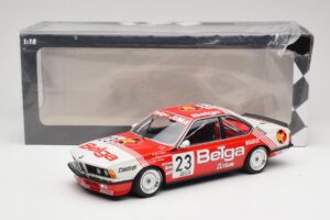 BMW 635 CSi E24 Belga Juma Racing M. Winkelhock / T. Regout 24 Hours of Spa 1985 Minichamps 1:18 155852523 Metal - imagen 6 de 6