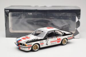 BMW 635 CSi E24 BMW Italia #4 R. Ravaglia / G. Berger 24 Hours of Spa 1984 Minichamps 1:18 155842504 Metal - imagen 6 de 6