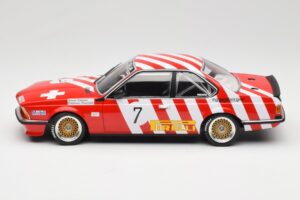 BMW 635 CSi E24 #7 BMW Italia G. Brancatelli / H. Kelleners Brno Grand Prix 1984 Minichamps 1:18 155842507 Metal - imagen 3 de 6