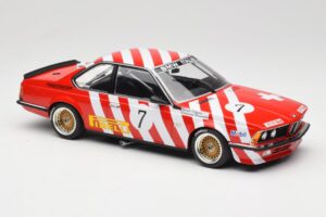 BMW 635 CSi E24 #7 BMW Italia G. Brancatelli / H. Kelleners Brno Grand Prix 1984 Minichamps 1:18 155842507 Metal - imagen 4 de 6