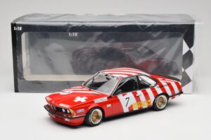 BMW 635 CSi E24 #7 BMW Italia G. Brancatelli / H. Kelleners Brno Grand Prix 1984 Minichamps 1:18 155842507 Metal - imagen 6 de 6