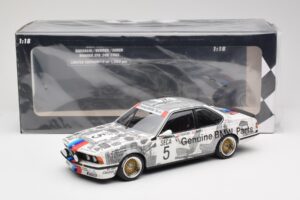 BMW 635 CSi E24 #5 R. Ravaglia Winner Spa 24 Hours 1985 Minichamps 1:18 155852505 Metal - imagen 6 de 6