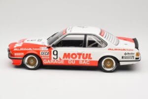 BMW 635 CSi E24 #9 Hollinger / P. Giroix Garage du Bac 24 Hours of Spa 1984 Minichamps 1:18 155842509 Metal - imagen 3 de 6