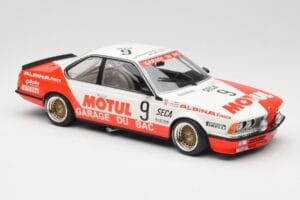 BMW 635 CSi E24 #9 Hollinger / P. Giroix Garage du Bac 24 Hours of Spa 1984 Minichamps 1:18 155842509 Metal - imagen 4 de 6