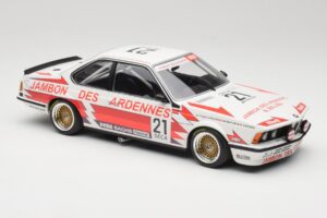 BMW 635CSi E24 Team Brun Motorsport #21 H. Grohs / T. Boutsen Spa 24 Hours 1985 Minichamps 1:18 155852521 Metal - imagen 4 de 6