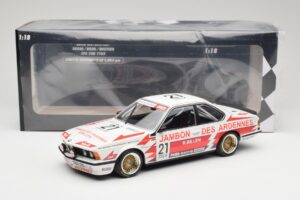 BMW 635CSi E24 Team Brun Motorsport #21 H. Grohs / T. Boutsen Spa 24 Hours 1985 Minichamps 1:18 155852521 Metal - imagen 6 de 6