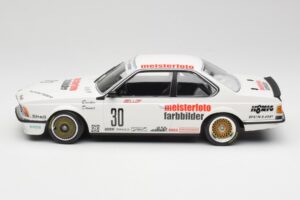 BMW 635CSi E24 Team Schnitzer Eterna #30 S. Bellof / S. Danner ETCC 1984 Minichamps 1:18 155832530 Metal - imagen 3 de 6