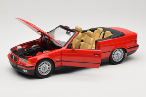 BMW 3 Series E36 Descapotable Rojo UT Models 1:18 BMW005 Metal - imagen 2 de 8