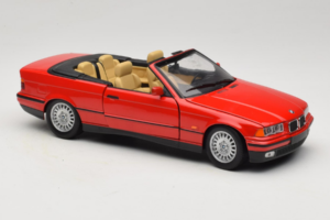 BMW 3 Series E36 Descapotable Rojo UT Models 1:18 BMW005 Metal - imagen 6 de 8