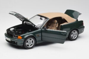 BMW 3 E46 Cabrio Verde Kyosho 1:18 80430009757 Metal - imagen 2 de 8