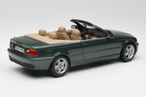BMW 3 E46 Cabrio Verde Kyosho 1:18 80430009757 Metal - imagen 3 de 8