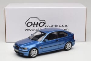 BMW 318ti E46 Compact Estoril Blue Otto 1:18 OT462 Resina - imagen 6 de 6