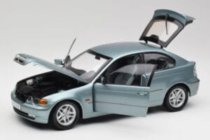 BMW 325Ti E46 Compact Azul Claro Metalizado Kyosho 1:18 80430024439 Metal - imagen 2 de 8