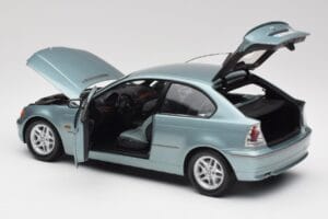 BMW 325Ti E46 Compact Azul Claro Metalizado Kyosho 1:18 80430024439 Metal - imagen 5 de 8