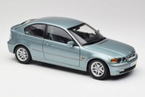 BMW 325Ti E46 Compact Azul Claro Metalizado Kyosho 1:18 80430024439 Metal - imagen 6 de 8
