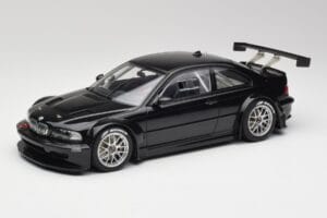BMW M3 GTR E46 Plain Body Jet Negro AUTOart 1:18 80447 Metal