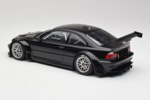 BMW M3 GTR E46 Plain Body Jet Negro AUTOart 1:18 80447 Metal - imagen 5 de 6