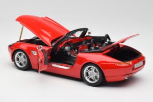 BMW Z8 E52 Roadster Rojo Brillante Bburago 1:18 12032 Metal - imagen 5 de 8
