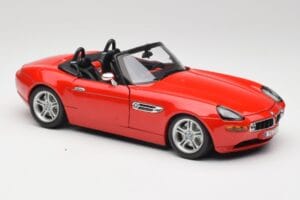 BMW Z8 E52 Rojo Bburago 1:18 Z8001 Metal - imagen 6 de 8