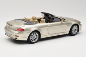 BMW 6 Series E64 Cabriolet Mineral Silver Metallic Kyosho 1:18 80430153437 Metal - imagen 4 de 9