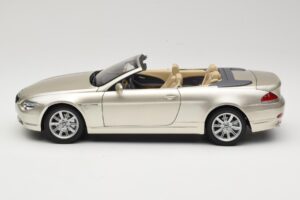BMW 6 Series E64 Cabriolet Mineral Silver Metallic Kyosho 1:18 80430153437 Metal - imagen 5 de 9