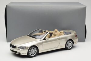 BMW 6 Series E64 Cabriolet Mineral Silver Metallic Kyosho 1:18 80430153437 Metal - imagen 9 de 9