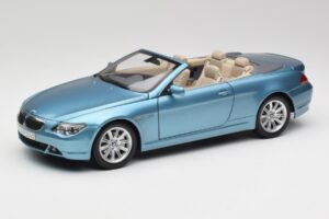 BMW 6 E64 Cabrio Azul Claro Kyosho 1:18 80430153440 Metal
