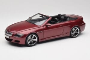 BMW M6 E64 Descapotable Rojo Kyosho 1:18 80430417423 Metal