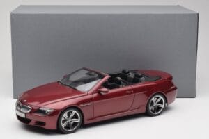 BMW M6 E64 Descapotable Rojo Kyosho 1:18 80430417423 Metal - imagen 8 de 8