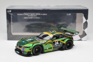 BMW Z4 E89 GT3 #24 Saudi Falcons K. Al Faisal / A. Binladen Dubai 24 Hours 2013 Minichamps 1:18 151132324 Metal - imagen 6 de 6